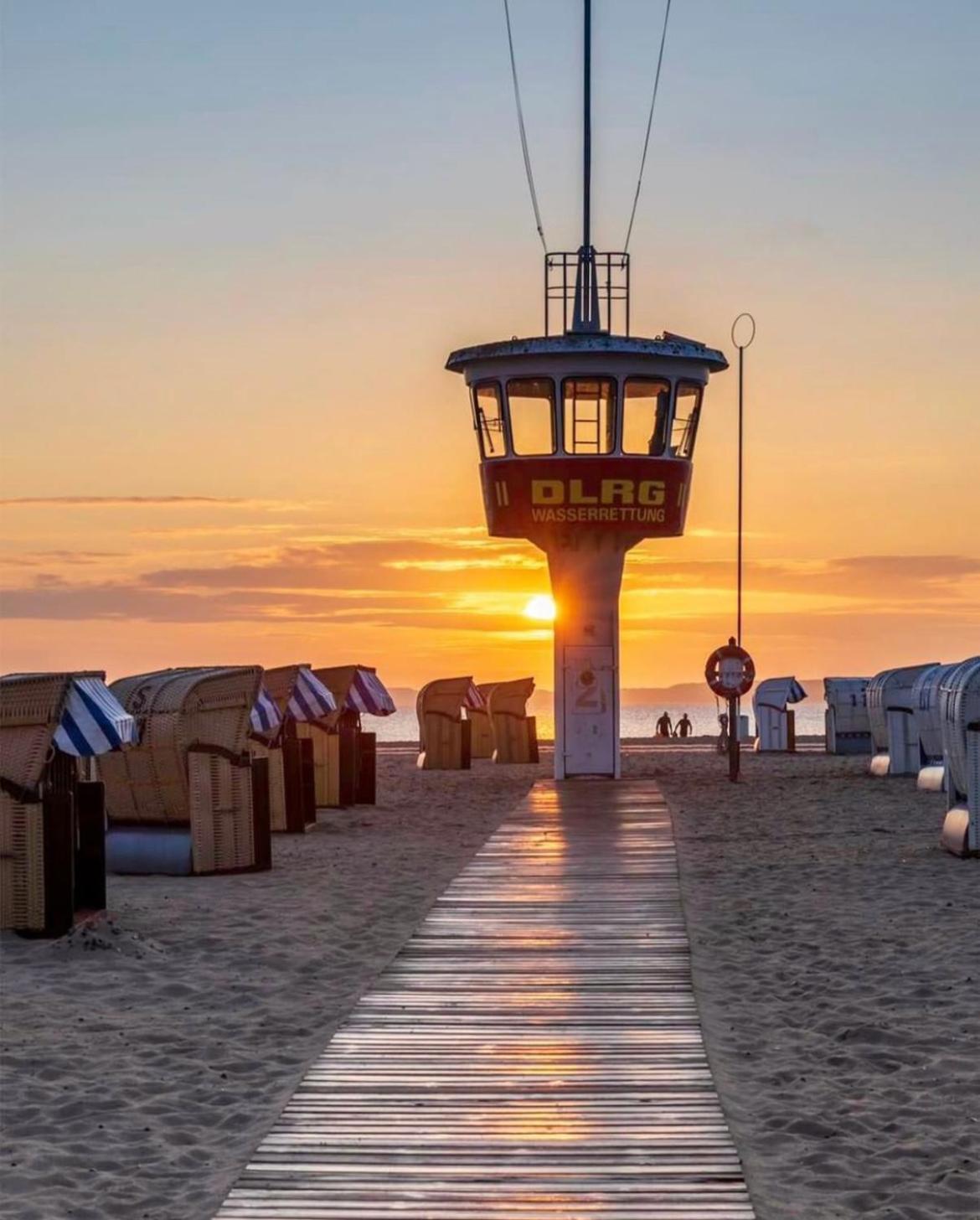 3Sz Penthaus Luna Am Sandstrand Mit Meerblick & Balkon Lübeck Eksteriør billede