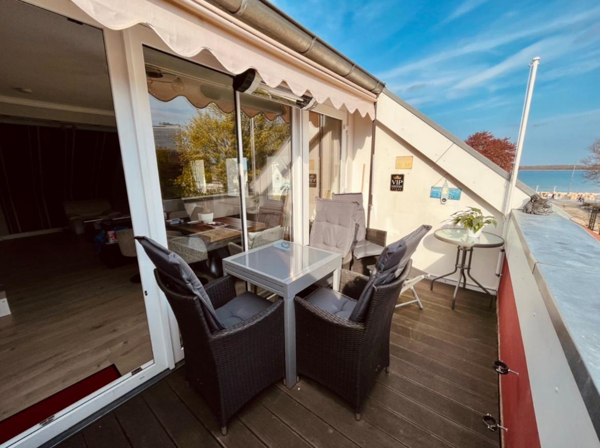 3Sz Penthaus Luna Am Sandstrand Mit Meerblick & Balkon Lübeck Eksteriør billede