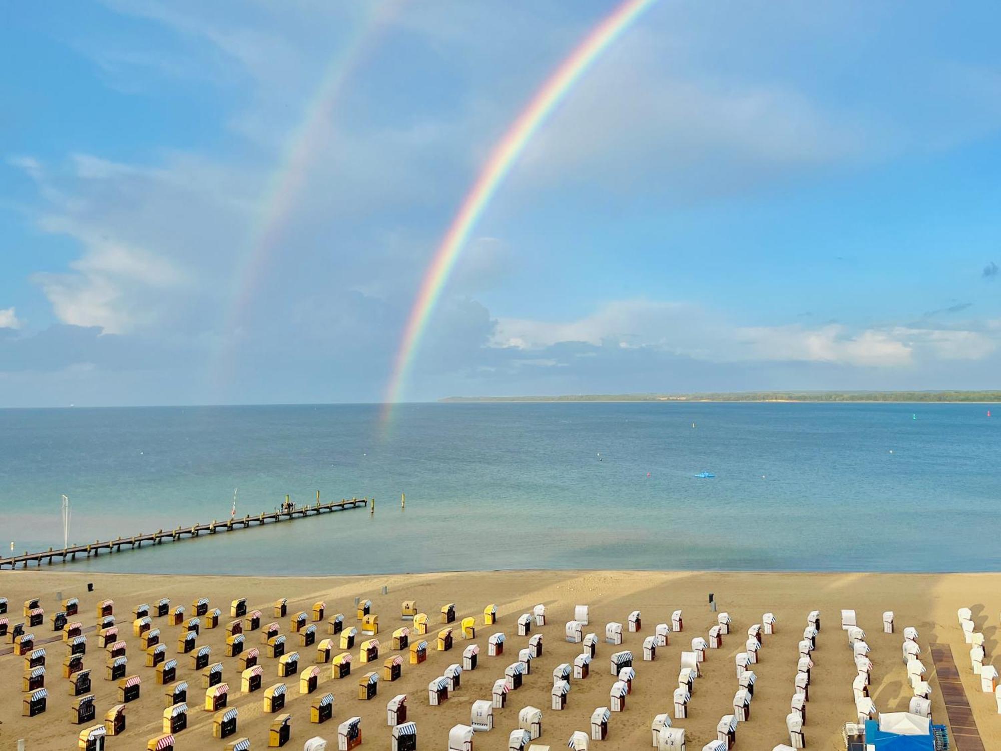 3Sz Penthaus Luna Am Sandstrand Mit Meerblick & Balkon Lübeck Eksteriør billede